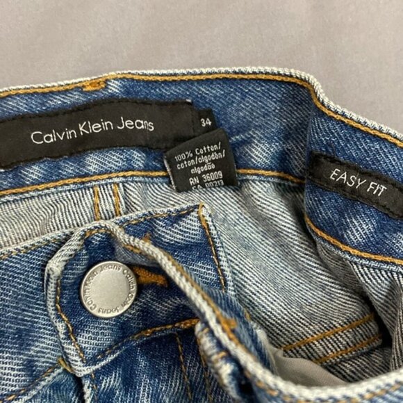 Calvin Klein Relax Fit Jeans size 34 - Picture 11 of 12